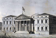 España. Edificio del Congreso de los Diputados en el siglo XIX.