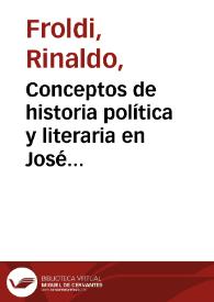 Conceptos de historia política y literaria en José Marchena