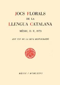 Jocs Florals de la Llengua Catalana : Any CXV de la seua restauració