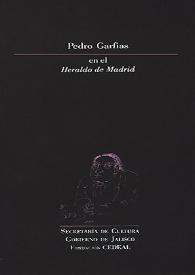 Pedro Garfias en El Heraldo de Madrid