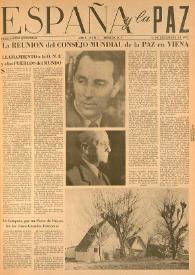 España y la paz. Año I, núm. 8, 15 de diciembre de 1951