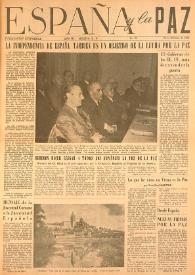 España y la paz. Año III, núm. 30, 15 de febrero de 1953