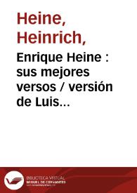Enrique Heine. Sus mejores versos