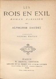 Les rois en exil : roman parisien