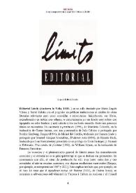 Editorial Límits (Andorra la Vella, 1993- ) [Semblanza]