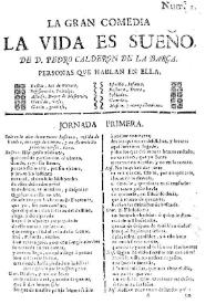 La vida es sueño / de D. Pedro Calderon | Biblioteca Virtual Miguel de Cervantes