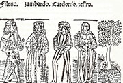 Taco xilográfico de la «Égloga trovada por Juan del Enzina» (s. a.)