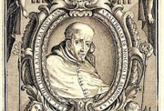 Grabado del cardenal Baltasar de Moscoso y Sandoval   (1589-1665), arzobispo de Toledo, de  quien dependió Moreto durante sus   tareas clericales en Toledo.