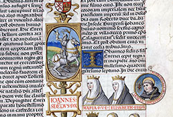 Enrique IV de Castilla. «Liber genealogiae regum Hispanie», entre 1501 y 1600? (Fuente: Biblioteca Digital Hispánica).