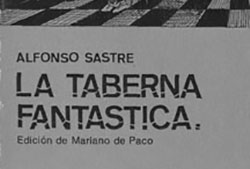 Portada de la 1.ª edición de «La taberna fantástica», 1983.