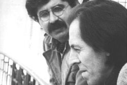Alfredo Bryce Echenique con Julio Ramón Ribeyro