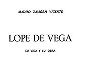 Portada de «Lope de Vega. Su vida y su obra» (Madrid, Gredos, 1969).