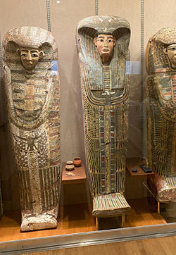 Sarcófagos egipcios. Museo Metropolitano (Nueva York).