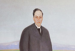 Antonio Machado, por Cristóbal Ruiz, 1926 (Fuente: «Antonio Machado y Baeza (1912-2012). Cien años de un encuentro», Madrid, Sociedad Estatal de Acción Cultural, 2012, s. p.).