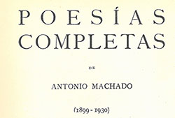 Portada de «Poesías completas» [1899-1930], 3.ª ed., Madrid, Espasa-Calpe, 1933 (Fuente: Imagen cortesía de la Biblioteca y Archivo de José Ortega y Gasset. Fundación José Ortega y Gasset-Gregorio Marañón).