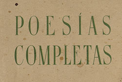 Portada de «Poesías completas» [1899-1930], 4.ª ed., Madrid, Espasa-Calpe, 1936 (Fuente: Biblioteca Digital Hispánica).