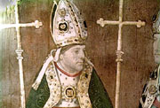 Cardenal Albornoz, por Juan de Borgoña. Sala Capitular de la Catedral de Toledo