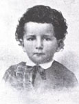 J. A. Silva a los cuatro años de edad (Foto: D. Paredes, 1869) en «Revista Credencial Historia», n.º 76, abril de 1996