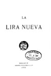 Cubierta de «La Lira Nueva», Impr. de M. Rivas y C.ª, Bogotá, 1886