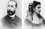 R. Silva y V. Gómez, padres de J. A. Silva (Foto: D. Paredes, 1860) en «Revista Credencial Historia», n.º 76, abril de 1996