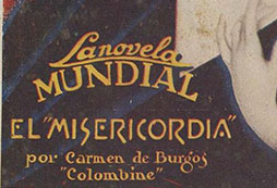 Cubierta de «El 'misericordia'», Madrid, Rivadeneyra, 1927 (Fuente: Archivo personal de Roberto Cermeño).