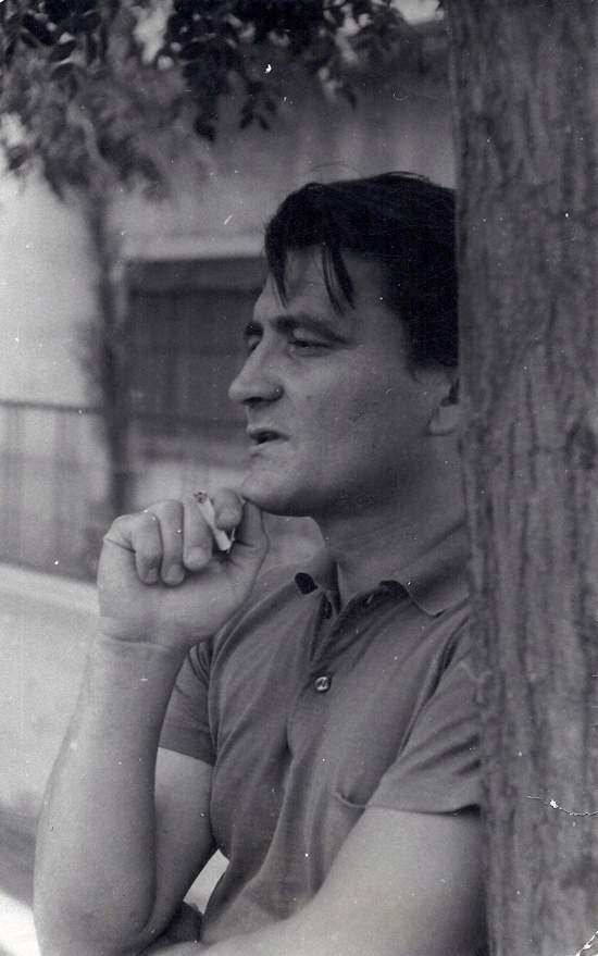  Daniel Moyano en Córdoba a finales de los años 50 
 Fuente: Imagen cortesía de la familia Moyano 