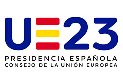 Logotipo de la presidencia española del Consejo de la Unión europea, julio-diciembre de 2023.
