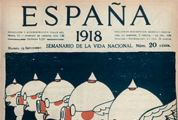 Cubierta de la revista «España», fundada por José Ortega y Gasset en 1915.