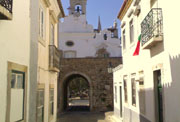 Detalle de una calle de Faro (Portugal).