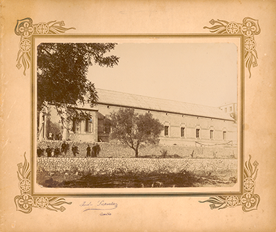 Virgen de los Desamparados Pavilion, shortly after its opening in 1909. Fontilles Photographic Archive, g-21.