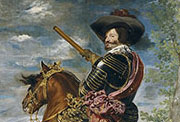 «Gaspar de Guzmán, conde-duque de Olivares, a caballo», por Diego Velázquez.