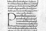 Página del «Tratado dirigido a las religiosas de San Bernardo de Ávila», de Hernando de Talavera. Manuscrito de El Escorial, a, IV, 29.