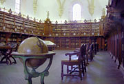 Sala de la Biblioteca antigua de la Universidad de Salamanca. Hernando de Talavera estudió Artes y Teología y fue profesor de Filosofía Moral.
