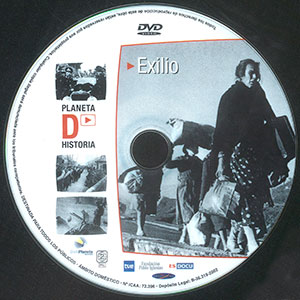 Imagen de la galleta del DVD Exilio. El exilio republicano español