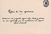 Portada del «Libro de los gorriones» (1868) de Gustavo Adolfo Bécquer. Biblioteca Nacional (Madrid).