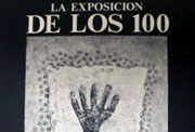 «Mano negra sobre la ciudad», cartel de la Exposición de los Cien