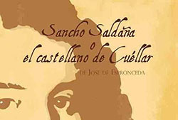 Portada de la obra «Sancho Saldaña o el castellano de Cuéllar».