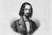 Retrato de José Zorilla por María Rosario Weiss (Fuente: Biblioteca Digital Hispánica).