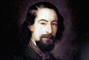 Retrato de José Zorilla por Antonio María Esquivel (Fuente: Biblioteca Nacional de España).