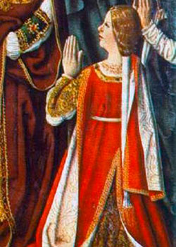 Isabel de Aragón, reina consorte de Portugal, princesa de Asturias y Gerona, infanta de Castilla y Aragón.