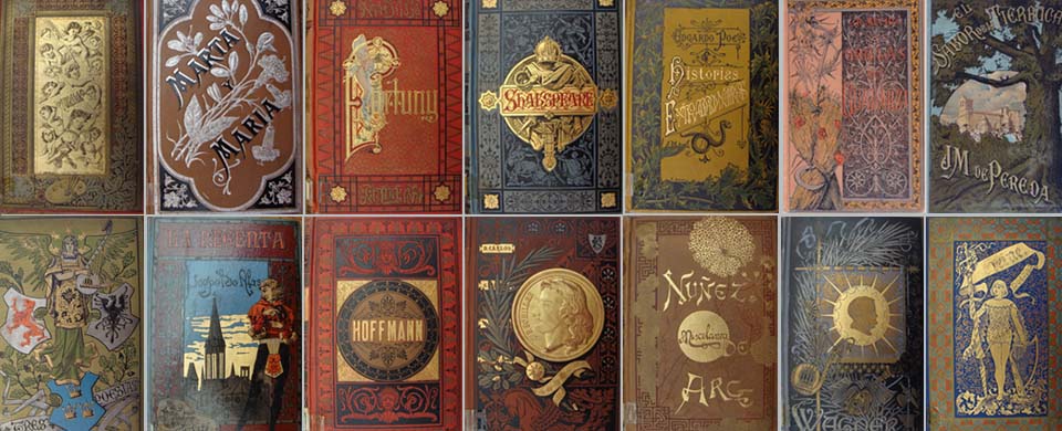 Portadas pertenecientes a la colección Biblioteca de Arte y Letras