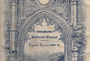 Portada del ejemplar que abre la segunda serie del «Semanario pintoresco español», aparecida en el tomo IV del 2 de enero de 1842