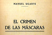 Portada de «El crimen de las máscaras». Valencia: Sempere, 1924