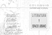 Folleto sobre Coloquio Internacional Literatura y espacio urbano, Universidad de Alicante, 1993