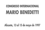 Credencial del Congreso Internacional Mario Benedetti