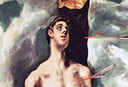 «San Sebastián» de El Greco,  1600-1605.