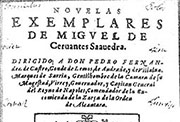 Portada de las «Novelas ejemplares», 1613.