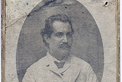 Mihai Eminescu en 1884 (Fuente: © Memorial Ipoteşti).