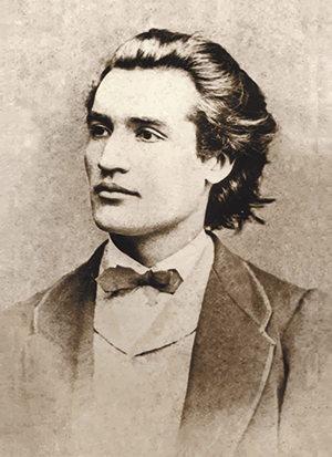 Mihai Eminescu en 1869 (Fuente: © Memorial Ipoteşti).