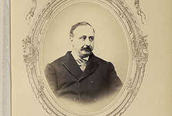 Retrato de José Pardo Bazán, padre de Emilia Pardo Bazán, 1869 (Fuente: Biblioteca Digital Hispánica).
